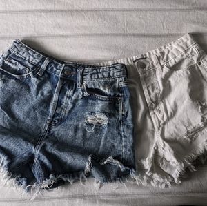 Wild fable denim high waisted shorts bundle